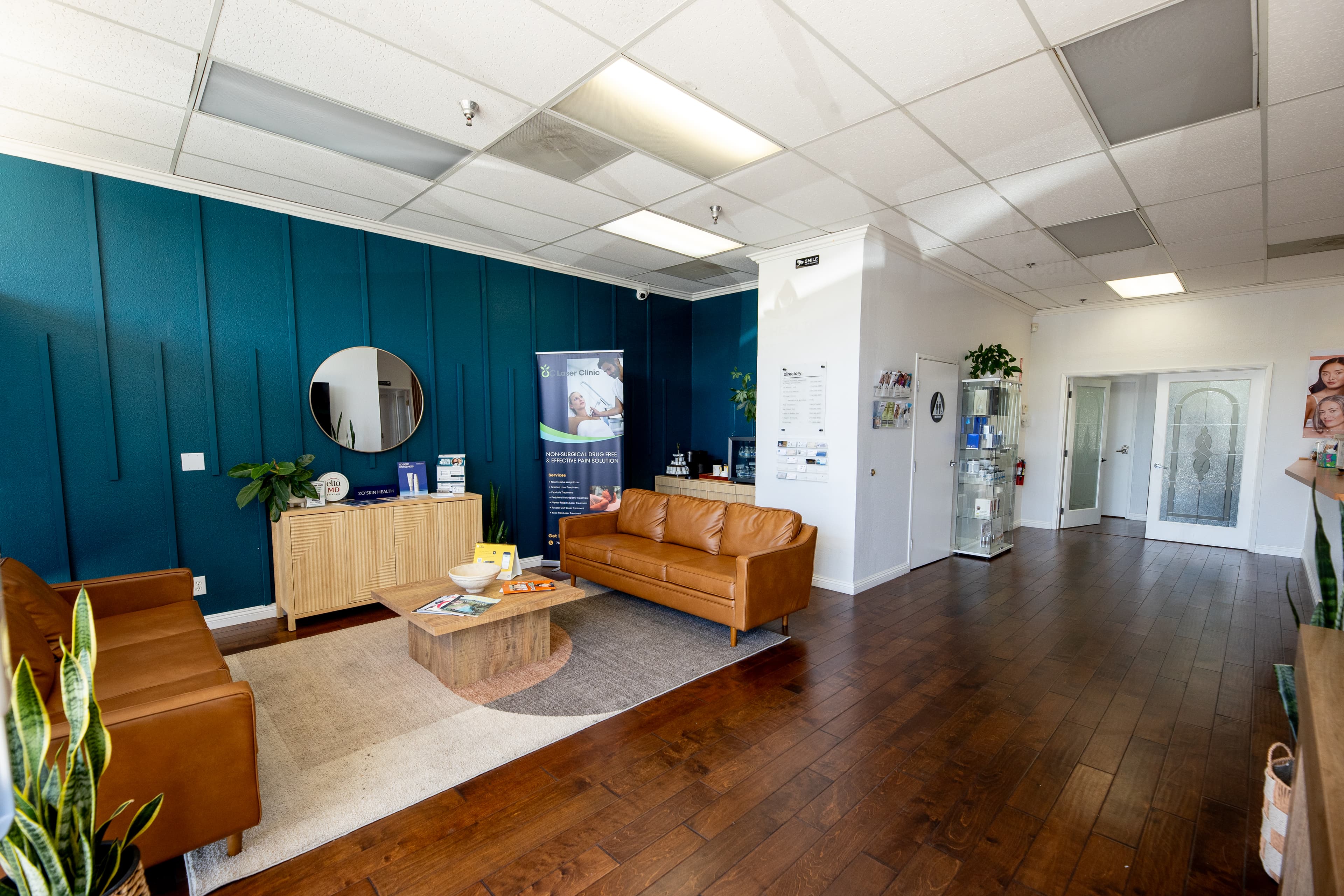 Waiting area at Amity Health Orange